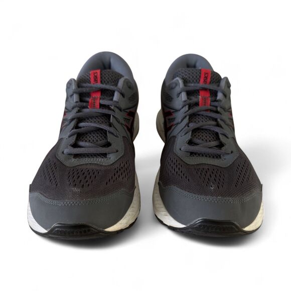 Asics Gel-Contend 7 Running Shoes Men’s Sz 14 Dark Gray Red Sneakers 1011B040 - Picture 3 of 13